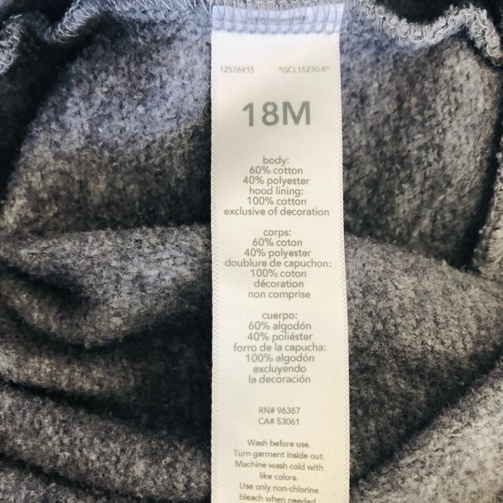 OshKosh Zip-up Hoodie_EUC